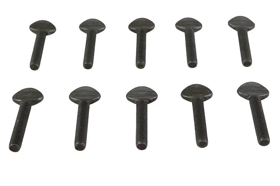 V-Twin Thumb Screw Steel 3/8-16 x 2 Inch – Durable Steel Fastener Pack of 10 by V-Twin