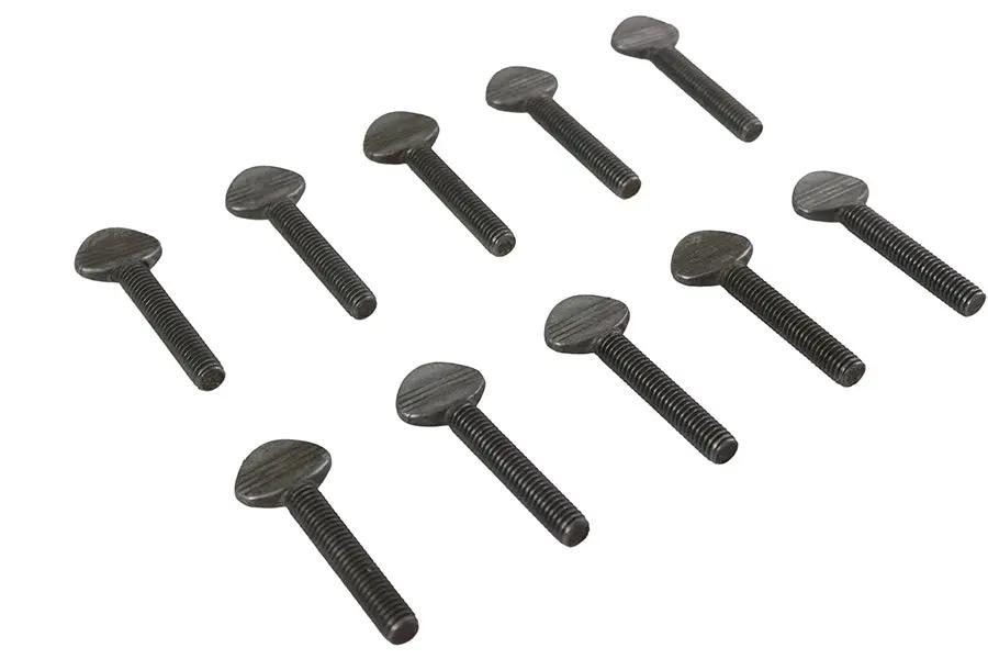 V-Twin Thumb Screw Steel 3/8-16 x 2 Inch – Durable Steel Fastener Pack of 10 by V-Twin