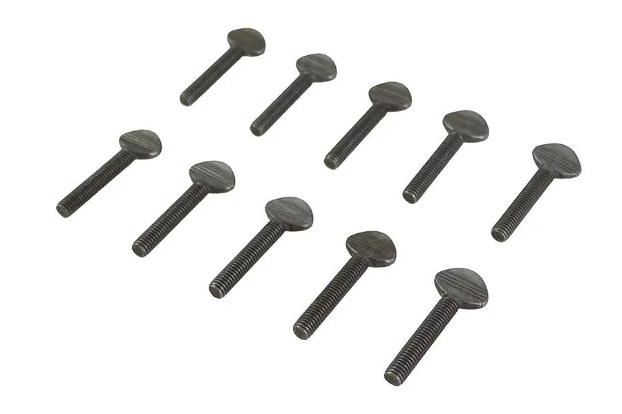 V-Twin Thumb Screw Steel 3/8-16 x 2 Inch – Durable Steel Fastener Pack of 10 by V-Twin