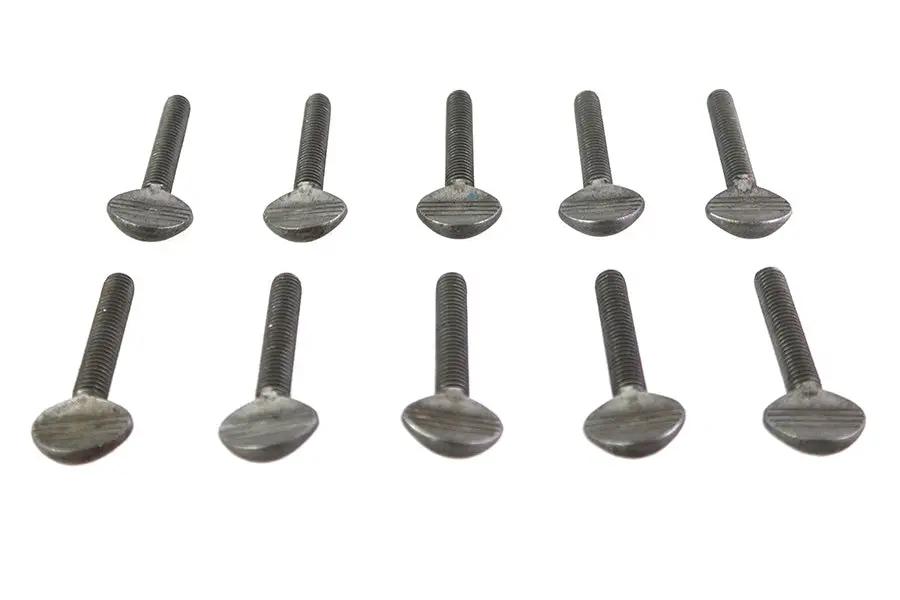 V-Twin Thumb Screw Steel 3/8-16 x 2 Inch – Durable Steel Fastener Pack of 10 by V-Twin