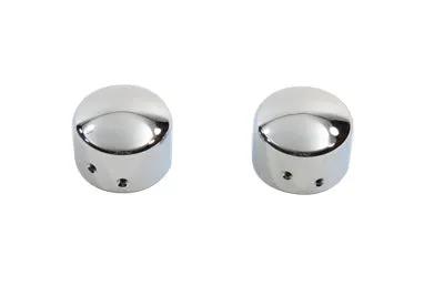 V-Twin Chrome Front Axle Cap Cover Set for Harley Davidson FXST (Part Number W16-0331) by V-Twin