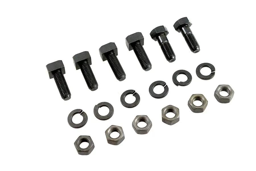 V-Twin Seat Spring Yoke Bracket Mounting Kit Parkerized for Harley Davidson FL (1965-1974) by V-Twin