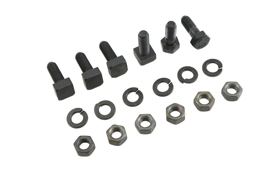 V-Twin Seat Spring Yoke Bracket Mounting Kit Parkerized for Harley Davidson FL (1965-1974) by V-Twin