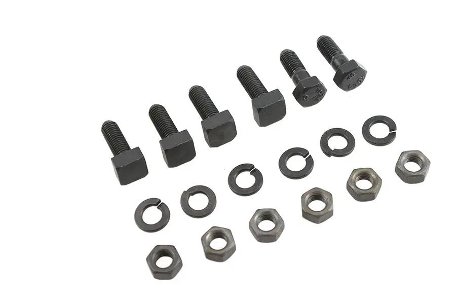 V-Twin Seat Spring Yoke Bracket Mounting Kit Parkerized for Harley Davidson FL (1965-1974) by V-Twin