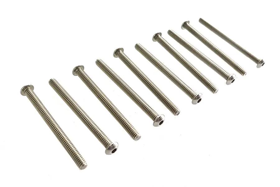 V-Twin Button Head Hex Drive Screw Part #92949A554 - Pack of 5 by V-Twin