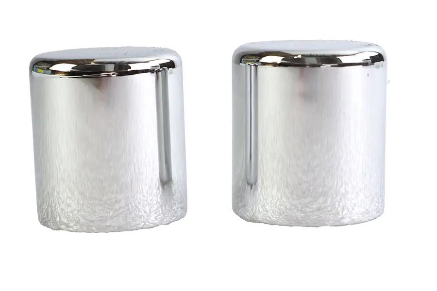 V-Twin Large Magnetic Docking Points Cover Set Chrome - Part C77-0098 by V-Twin