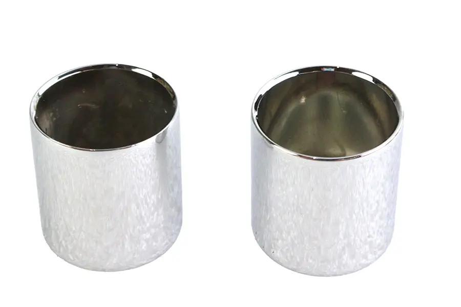 V-Twin Large Magnetic Docking Points Cover Set Chrome - Part C77-0098 by V-Twin