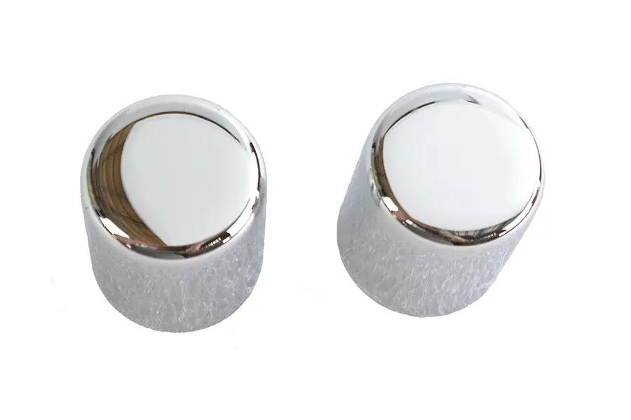V-Twin Small Magnetic Docking Points Cover Set Chrome (Part No. C77-0099) by V-Twin