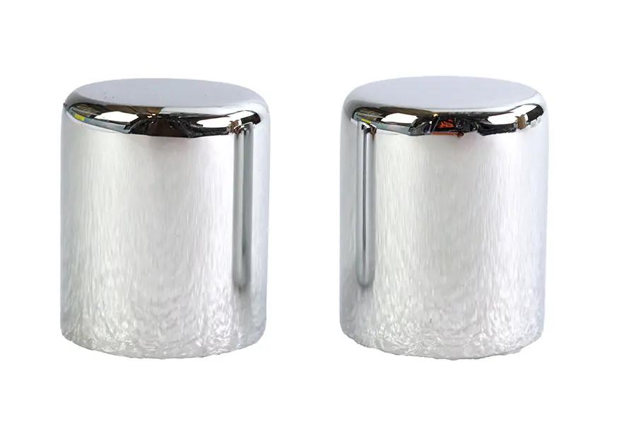 V-Twin Small Magnetic Docking Points Cover Set Chrome (Part No. C77-0099) by V-Twin