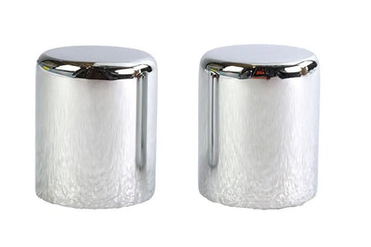 V-Twin Small Magnetic Docking Points Cover Set Chrome (Part No. C77-0099) by V-Twin