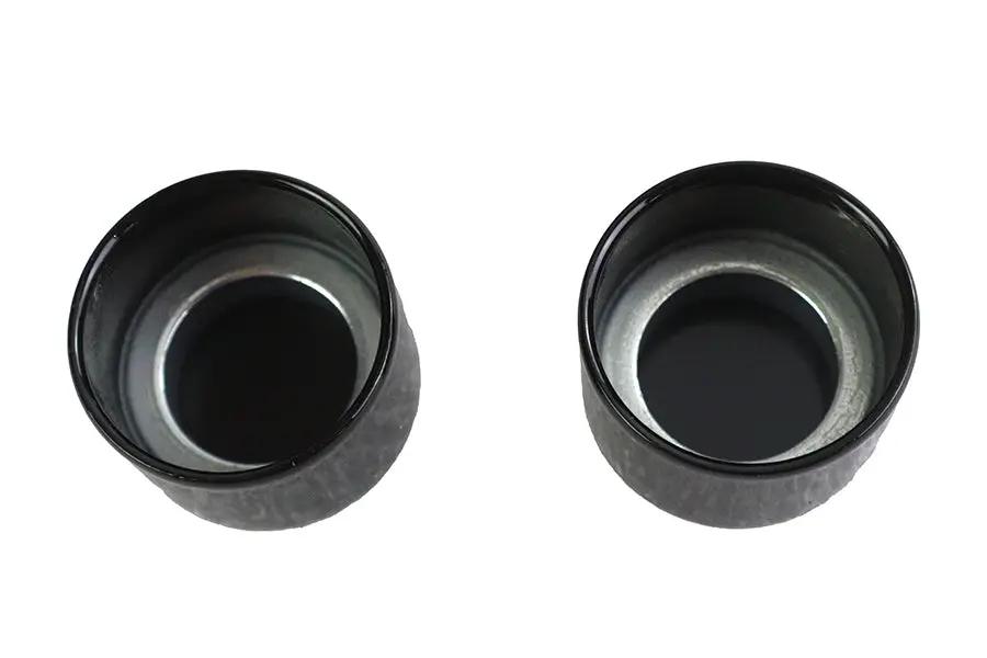 V-Twin Short Magnetic Docking Points Cover Set Gloss Black – Part C77-0100GB by V-Twin