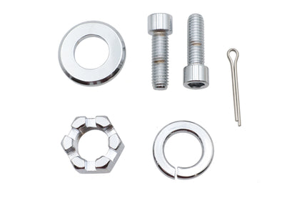 Ultima Chrome Rear Axle Nut Kit for 250 Series Rigid Frame