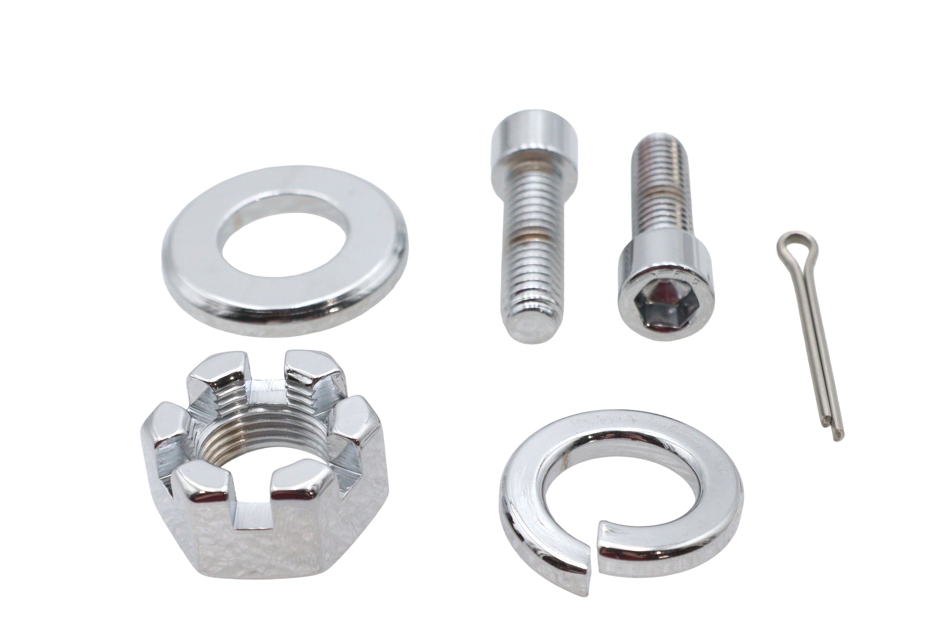 Ultima Chrome Rear Axle Nut Kit for 250 Series Rigid Frame