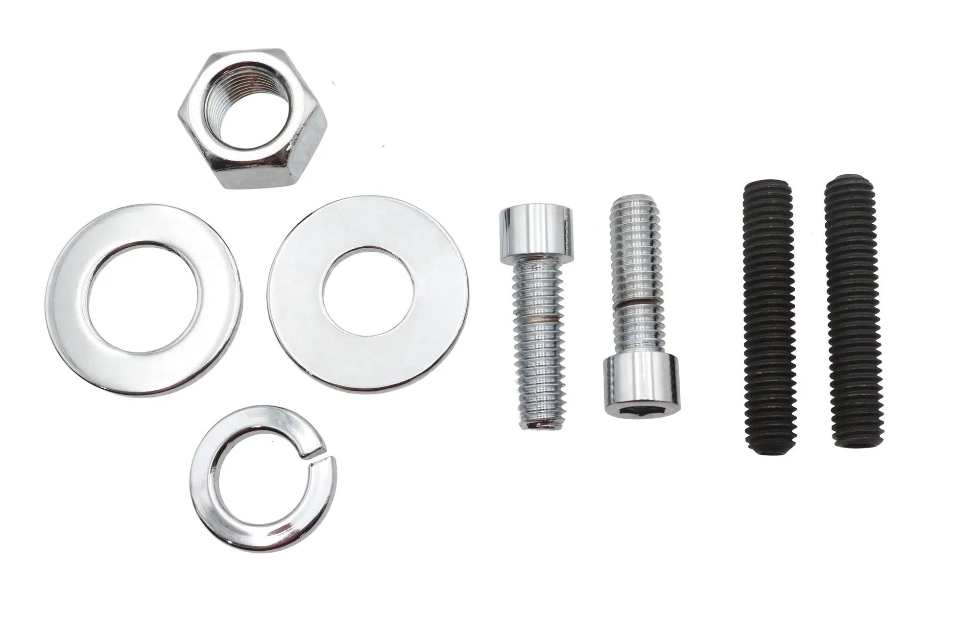 Ultima Chrome Rear Axle Nut Kit for 200 Series Softail Frames - Part 41-184 by Ultima