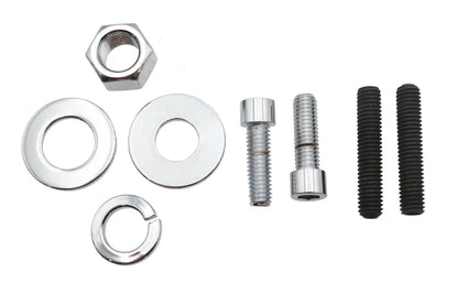 Ultima Chrome Rear Axle Nut Kit for 200 Series Softail Frames - Part 41-184 by Ultima