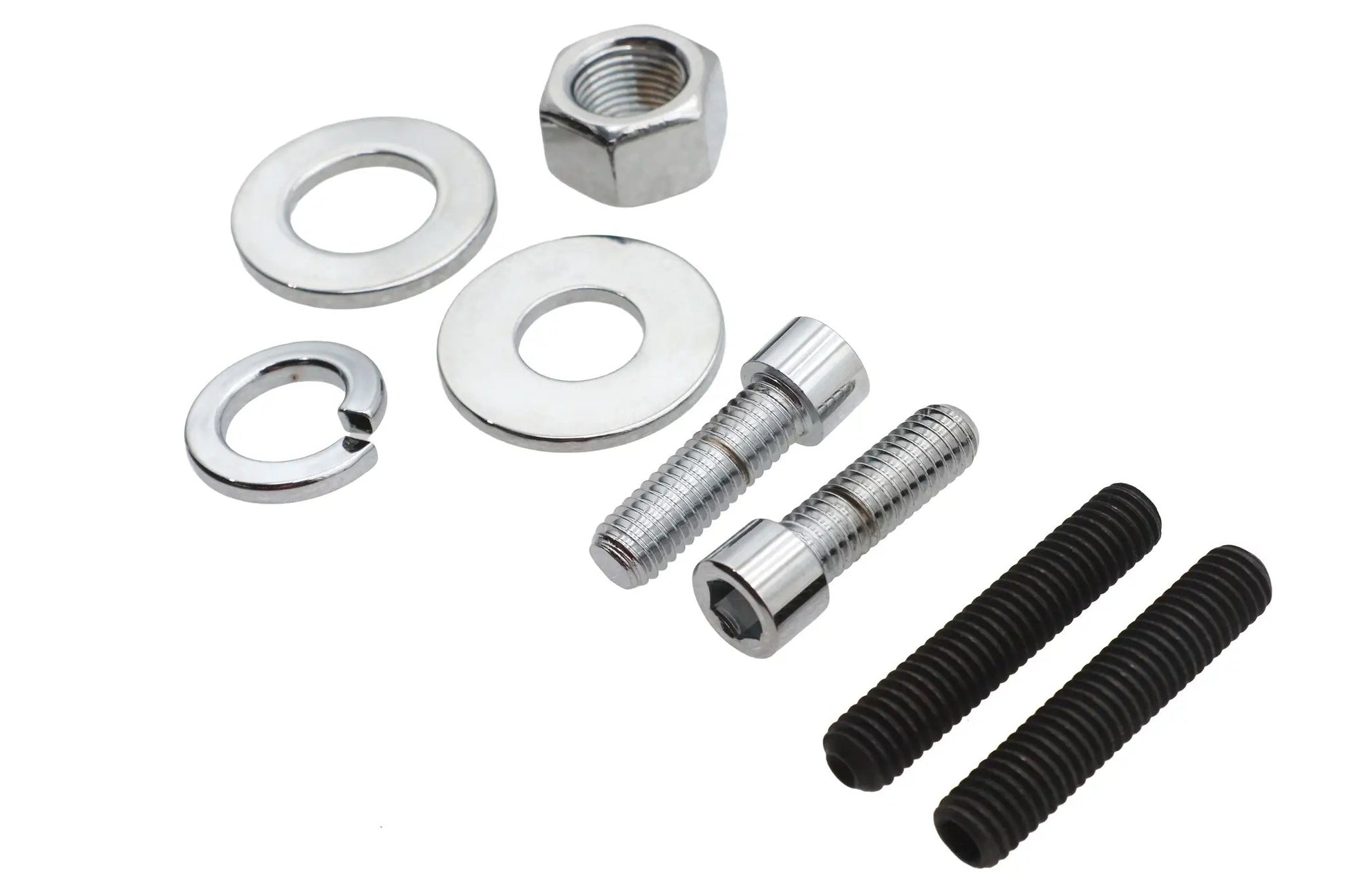 Ultima Chrome Rear Axle Nut Kit for 200 Series Softail Frames - Part 41-184 by Ultima