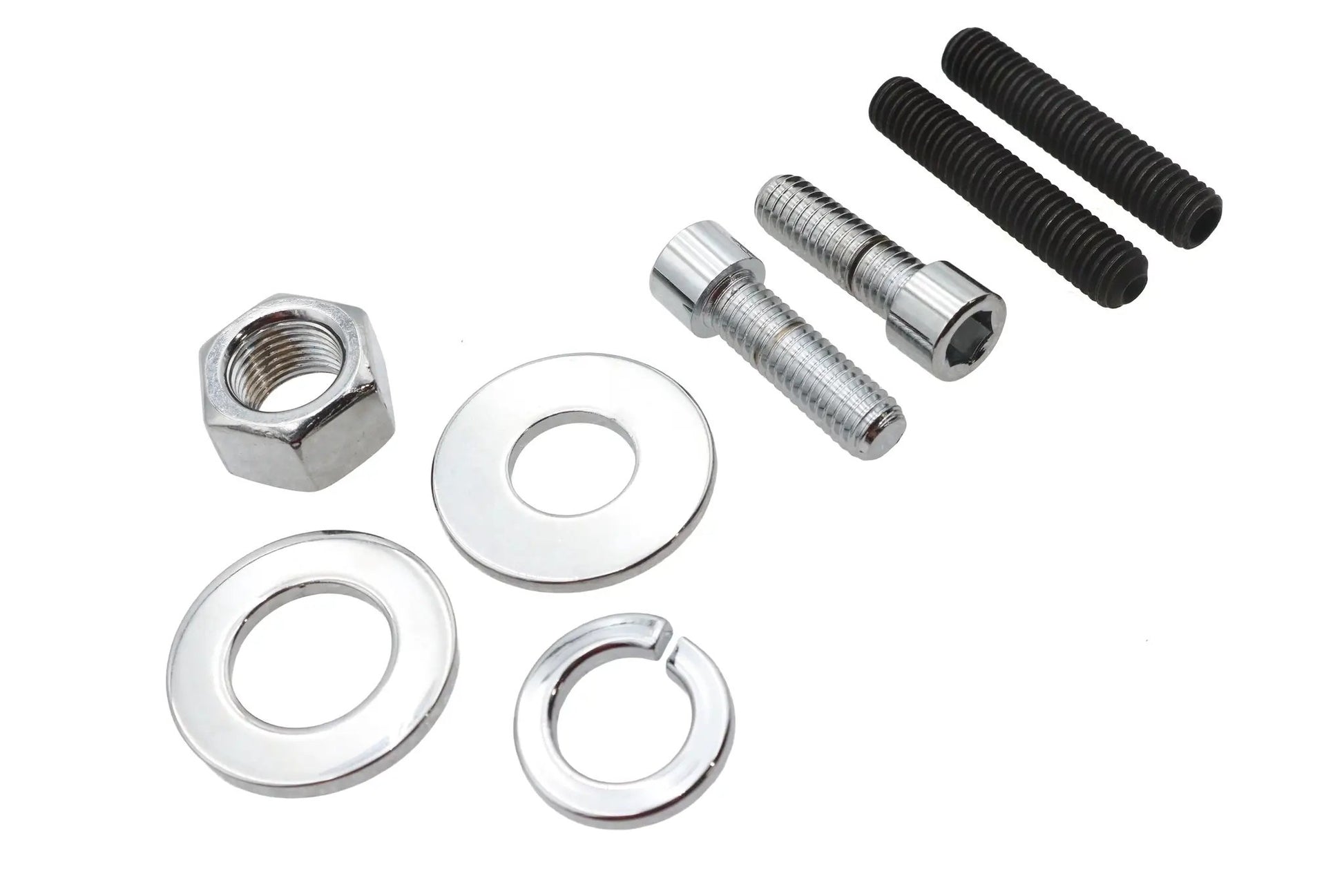 Ultima Chrome Rear Axle Nut Kit for 200 Series Softail Frames - Part 41-184 by Ultima