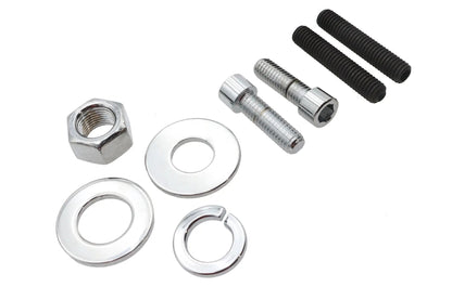 Ultima Chrome Rear Axle Nut Kit for 200 Series Softail Frames - Part 41-184 by Ultima