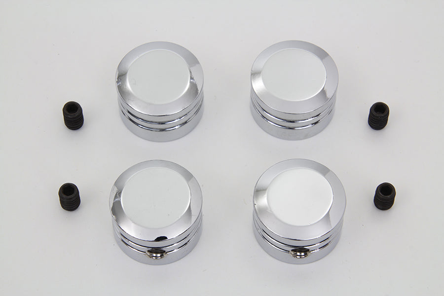 V-Twin Head Bolt Cover Set Chrome for Harley Davidson FXD (1999-2008)