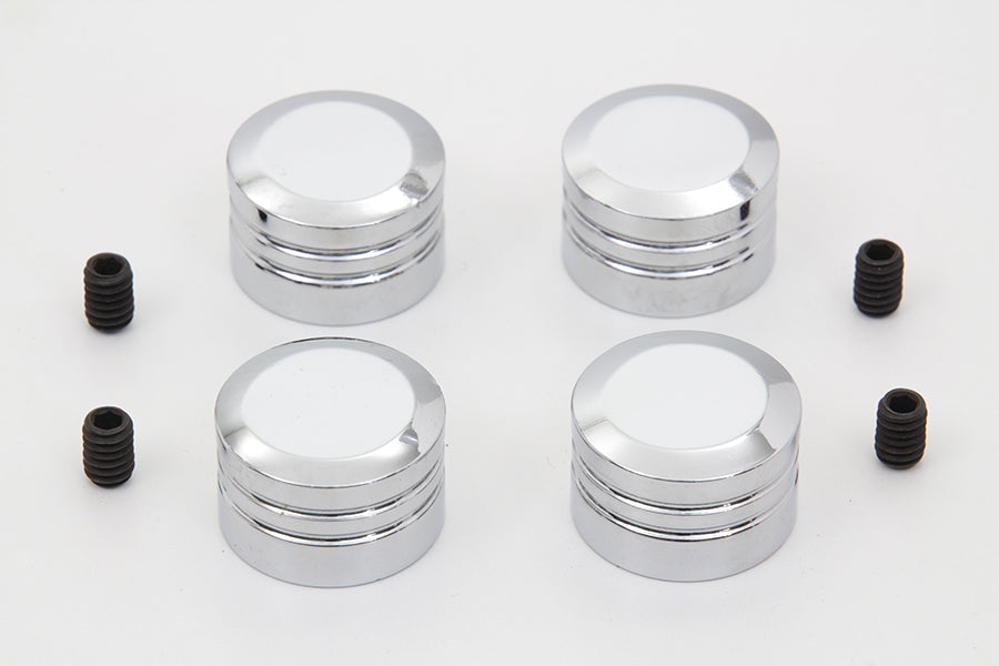 V-Twin Head Bolt Cover Set Chrome for Harley Davidson FXD (1999-2008)