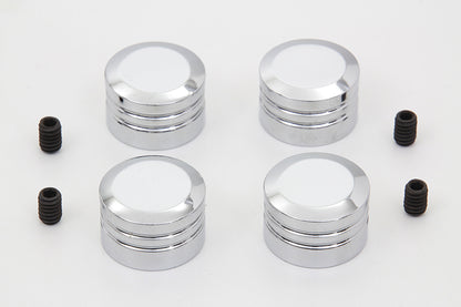 V-Twin Head Bolt Cover Set Chrome for Harley Davidson FXD (1999-2008)