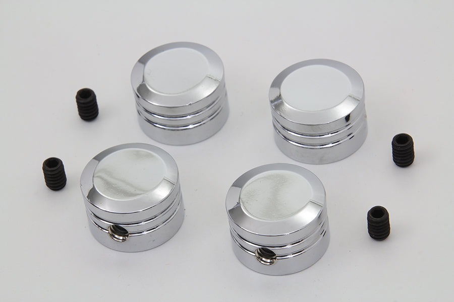 V-Twin Head Bolt Cover Set Chrome for Harley Davidson FXD (1999-2008)