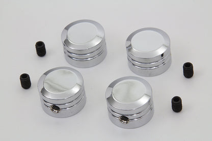 V-Twin Head Bolt Cover Set Chrome for Harley Davidson FXD (1999-2008)