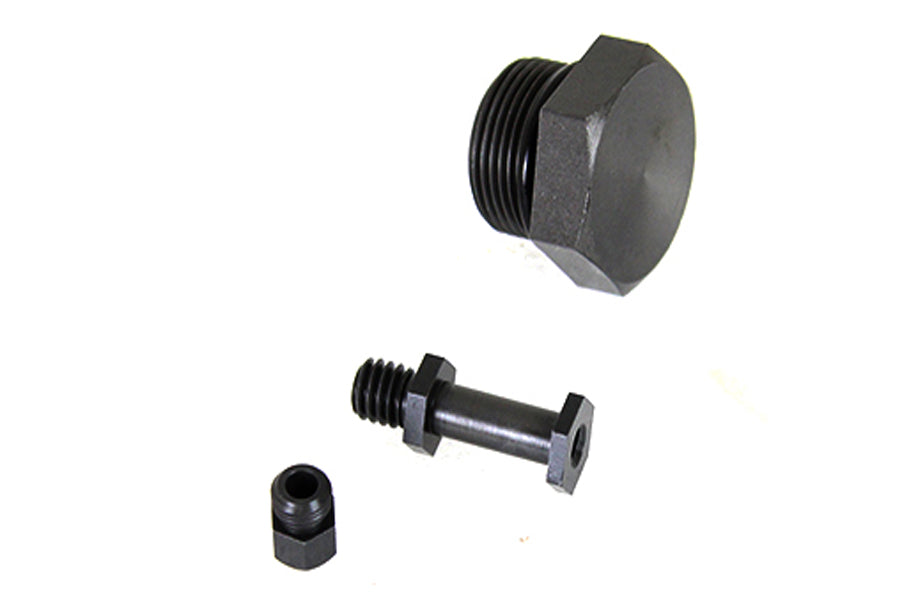 V-Twin Parkerized Transmission Plug and Stud Kit for Harley Davidson EL Models