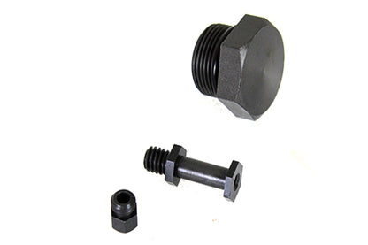V-Twin Parkerized Transmission Plug and Stud Kit for Harley Davidson EL Models