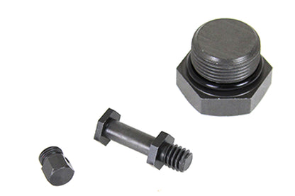 V-Twin Parkerized Transmission Plug and Stud Kit for Harley Davidson EL Models