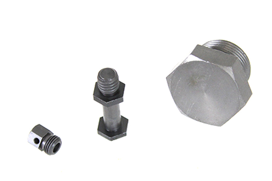 V-Twin Parkerized Transmission Plug and Stud Kit for Harley Davidson EL Models