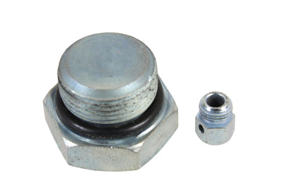 V-Twin Kick Starter Cover Filler Plug and Vent Screw Kit for Harley Davidson EL Models
