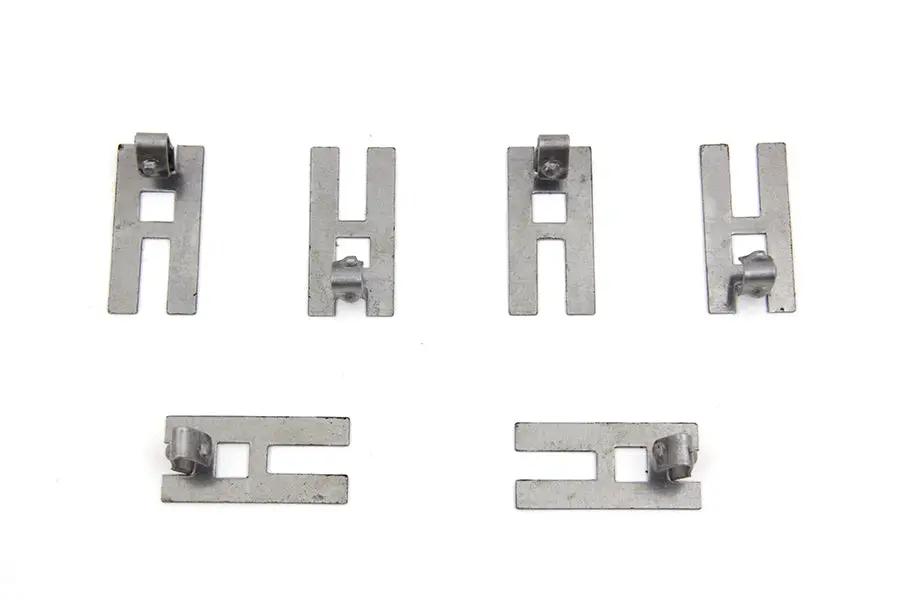 V-Twin 71768SC Front Fender Trim Clip Set for Harley Davidson FL (1949-1956) by V-Twin