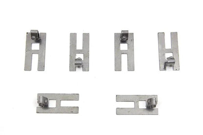 V-Twin 71768SC Front Fender Trim Clip Set for Harley Davidson FL (1949-1956) by V-Twin