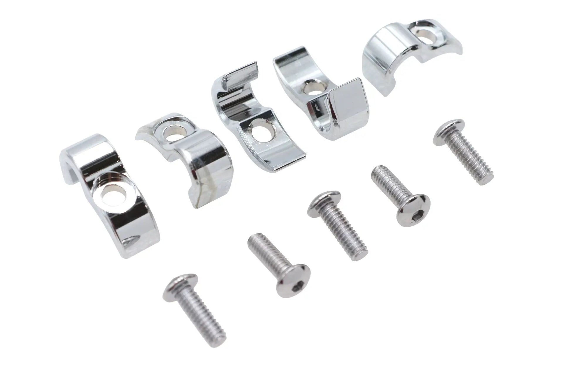 V-Twin Chrome 1/4 Inch G Clamp for Wiring and Line Support Part Number 11-0264C by V-Twin