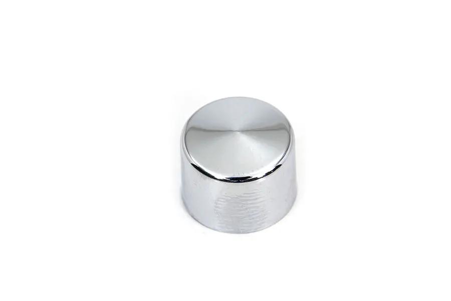 V-Twin Wyatt Gatling Chrome 3/8 Inch Allen Head Caps - Pack of 100 by V-Twin