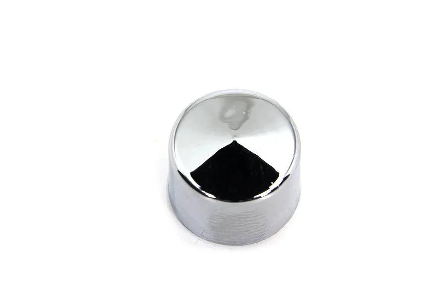 V-Twin Wyatt Gatling Chrome 3/8 Inch Allen Head Caps - Pack of 100 by V-Twin