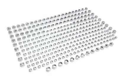 V-Twin Wyatt Gatling Chrome Cap Assortment (Part Number 45-6659K-100) by V-Twin