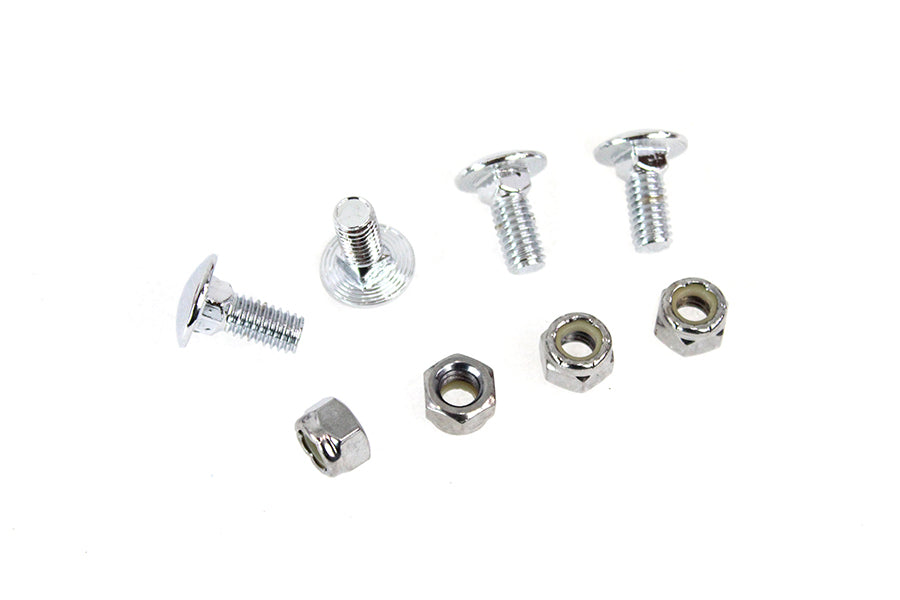 V-Twin Chrome Fender Bolt Set for Harley Davidson EL & FL Models - Part 71178H