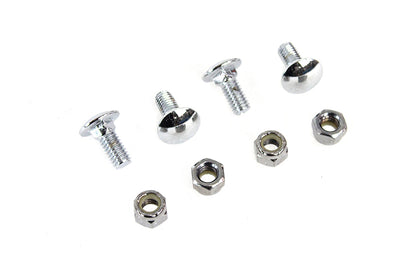 V-Twin Chrome Fender Bolt Set for Harley Davidson EL & FL Models - Part 71178H