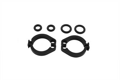 V-Twin Dual Throttle Clamp Black with Part Number 061007 – Cable Management for Motorcycles