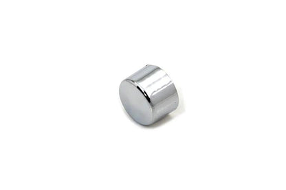 V-Twin Wyatt Gatling Chrome 1/4 Inch Allen Head Bolt Caps (25 Pack) by V-Twin
