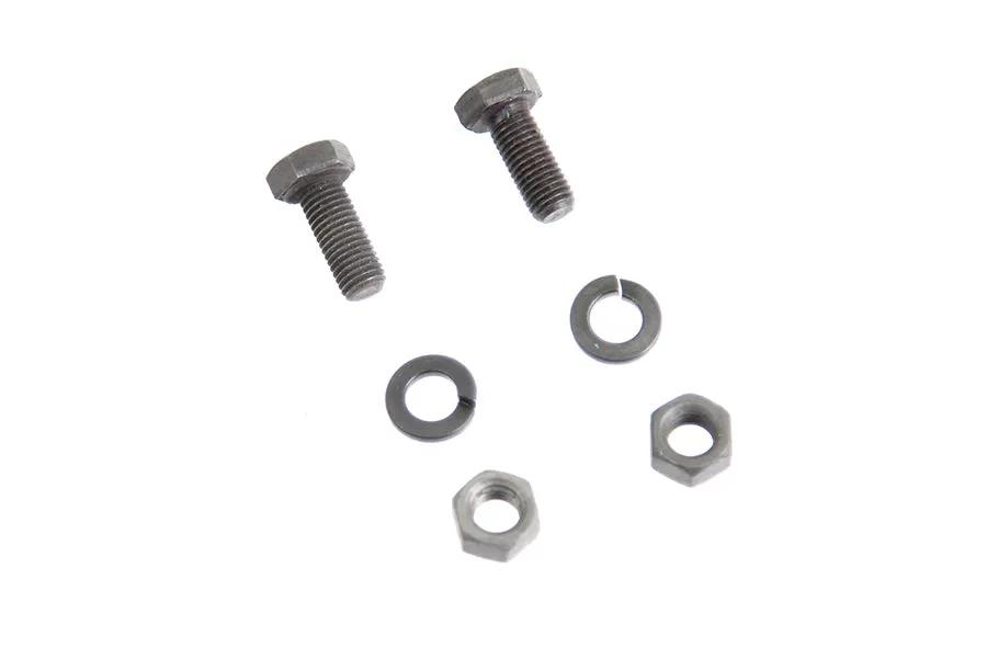V-Twin Skid Plate Bolt Set Parkerized for Harley Davidson EL Models by V-Twin
