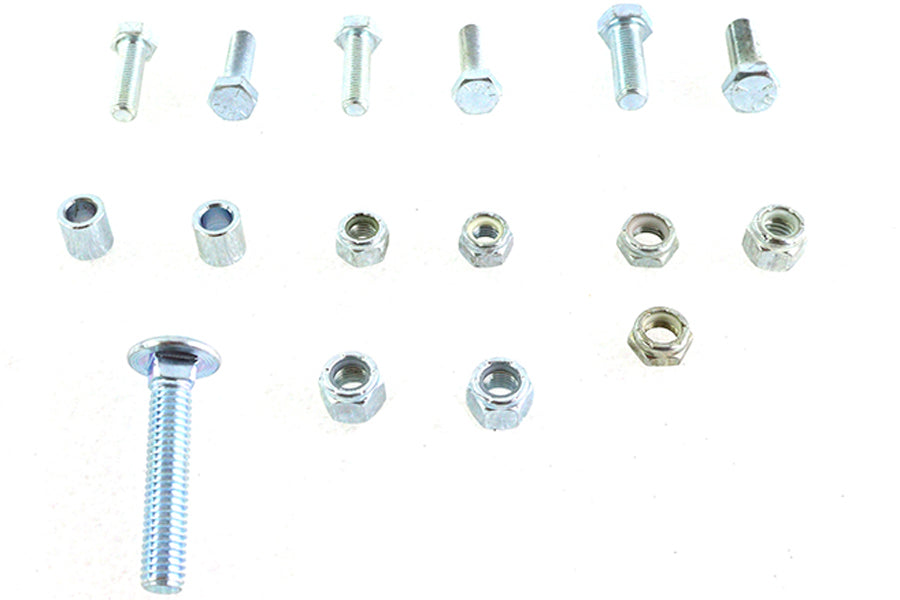 V-Twin Rear Solo Seat Mount Bolt Kit for Harley Davidson FLTP Models