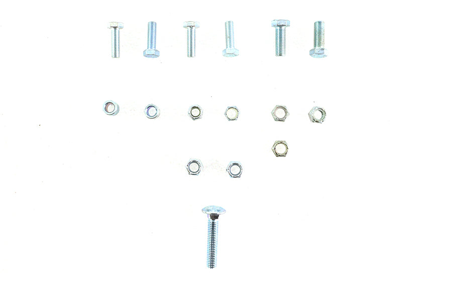 V-Twin Rear Solo Seat Mount Bolt Kit for Harley Davidson FLTP Models