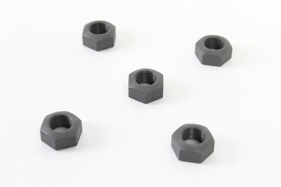 V-Twin Parkerized Rear Brake Pivot Lever Stud Nut - 7/16 inch x 20 Flex Lock Nut for Harley Davidson EL & FL Models by V-Twin
