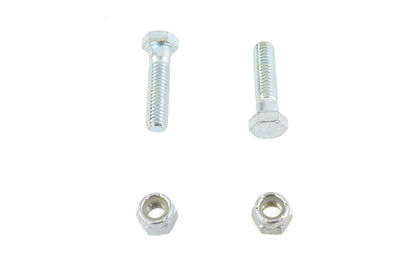 V-Twin Male Footpeg Bolt Kit Zinc Plated for Harley Davidson XL Models