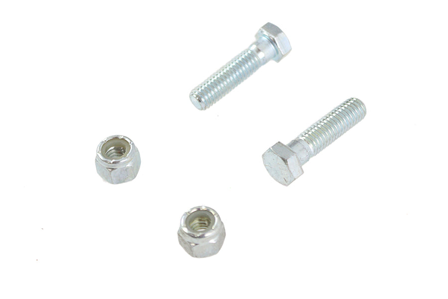 V-Twin Male Footpeg Bolt Kit Zinc Plated for Harley Davidson XL Models