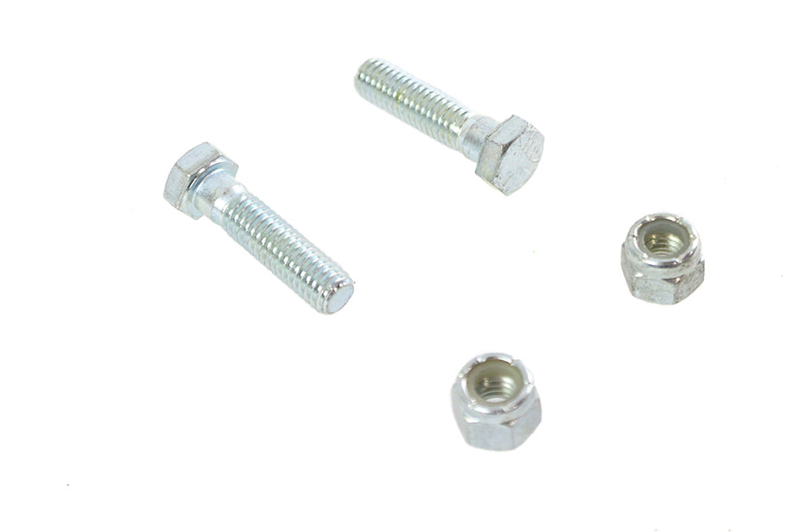 V-Twin Male Footpeg Bolt Kit Zinc Plated for Harley Davidson XL Models