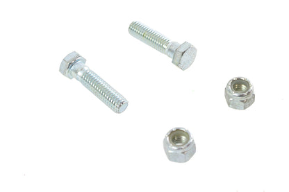 V-Twin Male Footpeg Bolt Kit Zinc Plated for Harley Davidson XL Models